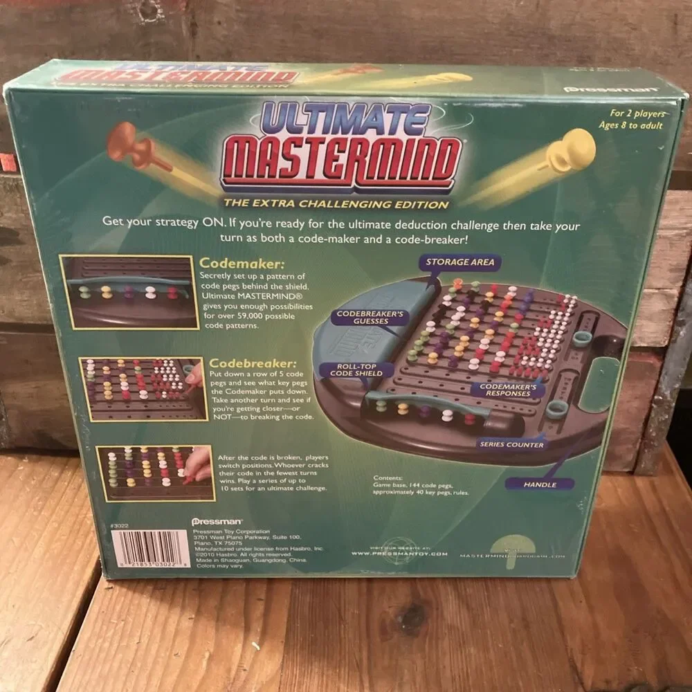 Ultimate Mastermind: The Extra Challenging Edition Pressman New/Sealed